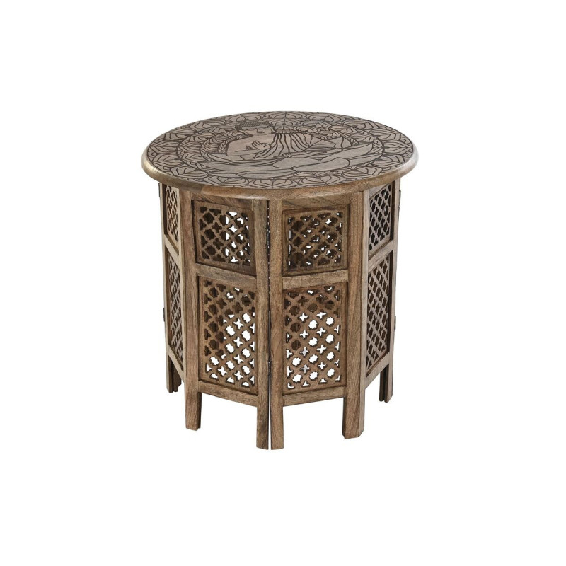 Side table DKD Home Decor Brown Mango wood 54 x 54 x 53 cm