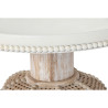 Side table Home ESPRIT White Natural Fir 60 x 60 x 56 cm