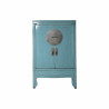 Cupboard DKD Home Decor Black Sky blue 108 x 50 x 173 cm