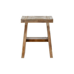 Side table DKD Home Decor White Natural 40 x 30 x 50 cm 41 x 30,5 x 50 cm