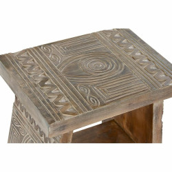 Side table DKD Home Decor White Natural 40 x 30 x 50 cm 41 x 30,5 x 50 cm