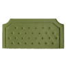 Headboard 160 x 7 x 78 cm Synthetic Fabric Green