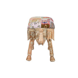 Bench DKD Home Decor Elephant Multicolour Mango wood 65 x 31,7 x 38 cm