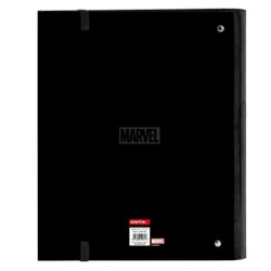 Ring binder Capitán América Black (27 x 32 x 3.5 cm)