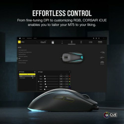 Mouse Corsair M75 Black 26000 DPI