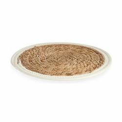 Table Mat Natural White 30 x 1 x 30 cm (48 Units)