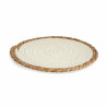 Table Mat Natural White 30 x 1 x 30 cm (48 Units)