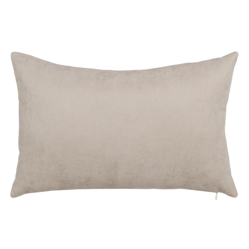 Cushion Polyester Beige 45 x 30 cm