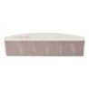 Nail file Eurostil Zebra Padded media luna 12 Units