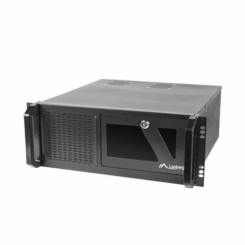 ATX Box Lanberg SC01-4504-08B 4U Black Rack