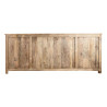 Sideboard DKD Home Decor White Natural Light brown Mango wood 210 x 40 x 82 cm