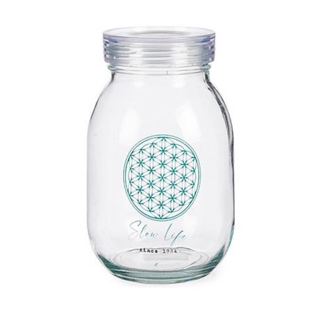 Tin Slow Life Transparent Glass (1800 ml) (4 Units)