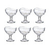 Ice Cream and Milk Shake Glass Transparent Glass 6 Units (135 ml)