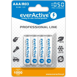 Rechargeable Batteries EverActive EVHRL03-1050 1,2 V AAA