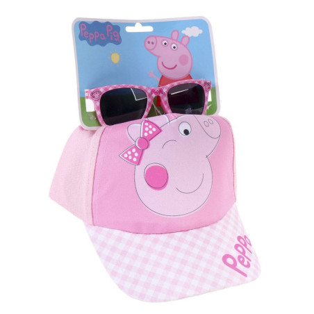 Set Peppa Pig Sunglasses Hat Pink