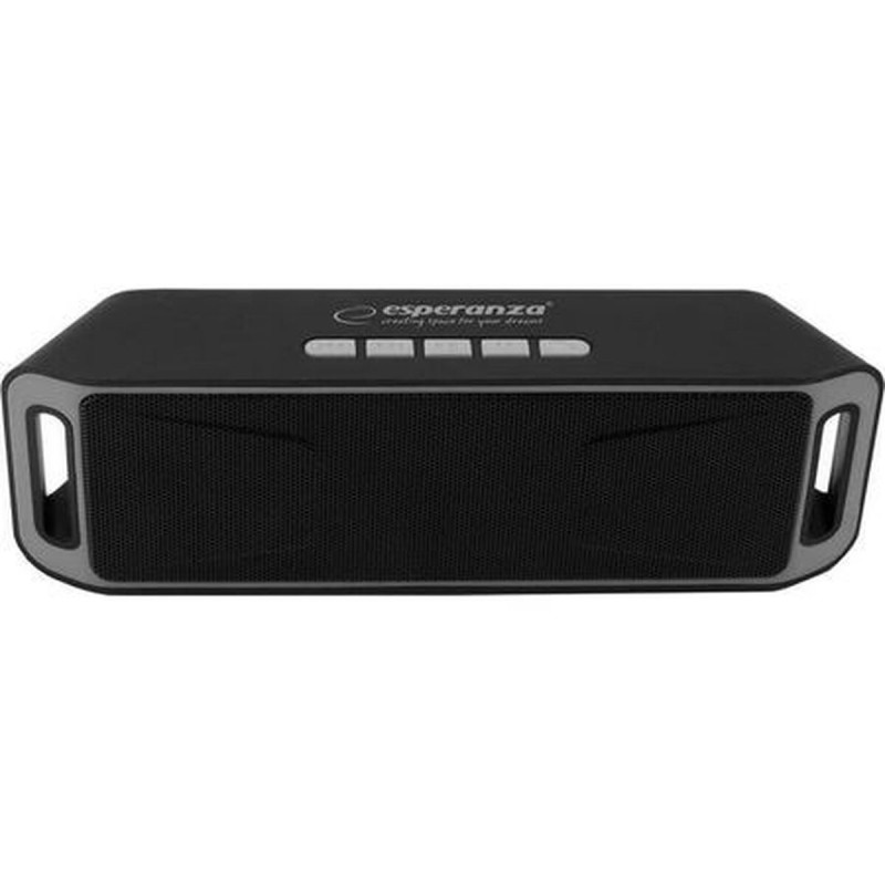 Portable Bluetooth Speakers Esperanza EP126KE Black Grey 6 W