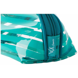 Toilet Bag Walkiria 20 x 9 x 13 cm Turquoise Stripes