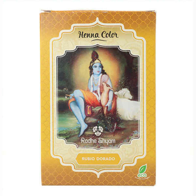 Semi-permanent Colourant Henna Radhe Shyam Golden Blonde (100 g)