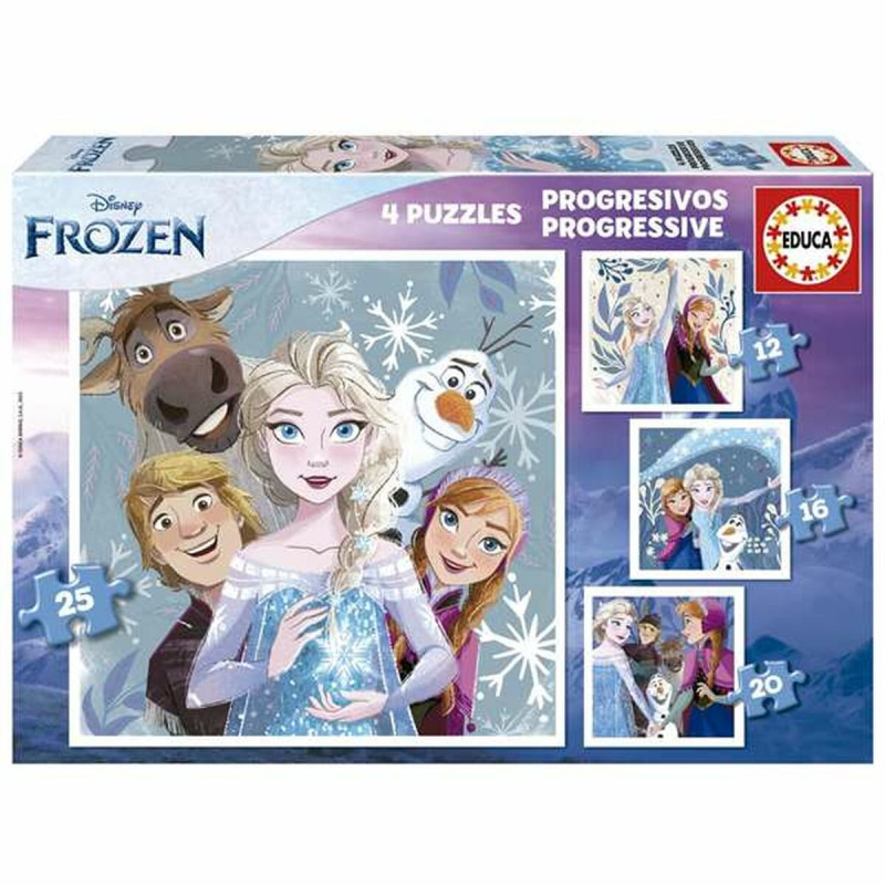 Puzzle Frozen Progressive difficulty