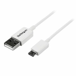 USB Cable to micro USB Startech USBPAUB1MW White 1 m