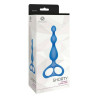 Anal Beads S Pleasures Shorty Blue Silicone