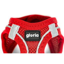 Dog Harness Gloria Trek Star 24-26 cm 28-28,6 cm Red XXS