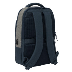 Laptop Backpack Kappa Dark Navi Grey Navy Blue 29 x 44 x 15 cm