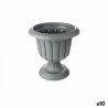 Planter Wineglass Anthracite Plastic 35 x 34,7 x 35 cm (10 Units)