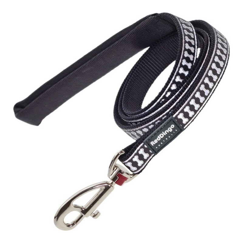 Dog Lead Red Dingo Reflective Black (1,5 x 120 cm)