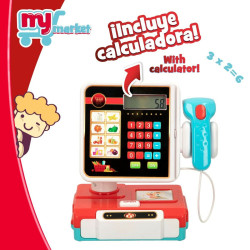 Toy Cash Register Colorbaby My Home 17 Pieces 18 x 19 x 11 cm 6 Units