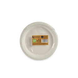 Plate set Compostable White 64 Units