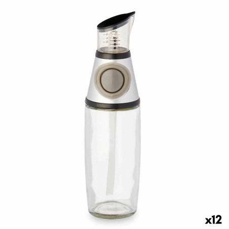 Cruet Transparent Crystal polypropylene ABS 500 ml (12 Units) Dosage dispenser