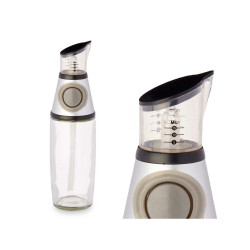 Cruet Transparent Crystal polypropylene ABS 500 ml (12 Units) Dosage dispenser