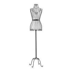 Mannequin Metal 42 x 162 x 42 cm Black