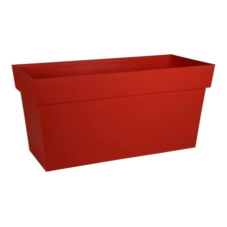 Self-watering planter EDA Tuscan Wall Rectangular Red 79 x 35 x 39 cm