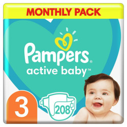 Disposable nappies Pampers S3 3