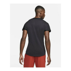 Men’s Short Sleeve T-Shirt Nike Court Dri-FIT ADV Rafa Black