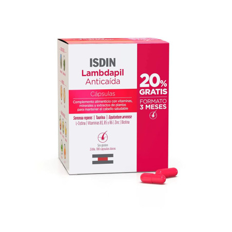 Anti-Hair Loss Treatment Isdin Lambdapil Capsules 180 Units