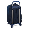 School Rucksack with Wheels Batman Legendary Navy Blue 30 x 43 x 14 cm