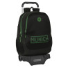 School Rucksack with Wheels Munich Caviar Black 32 x 44 x 16 cm