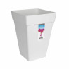 Plant pot Elho White Plastic Squared 37 cm