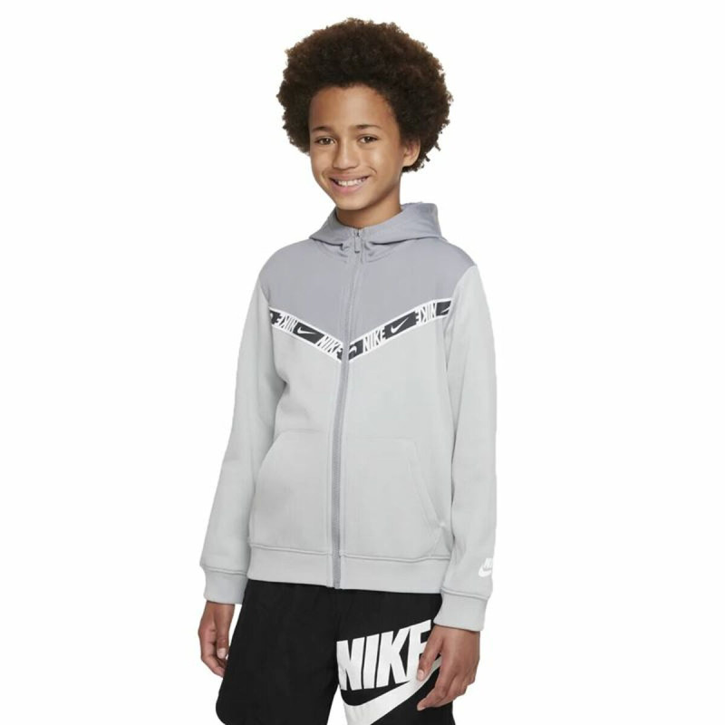 Children's Sports Jacket Nike Sportswear Grey