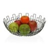 Fruit Bowl Versa Black Steel (30 x 10 x 30	 cm)