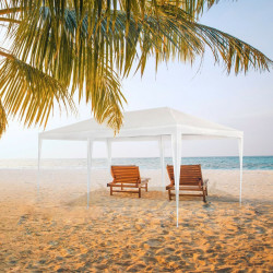 Gazebo Aktive 300 x 255 x 600 cm Metal White Plastic