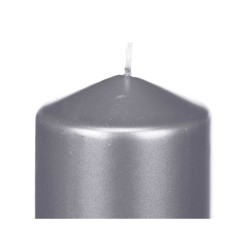 Candle Silver 7 x 13 x 7 cm (24 Units)