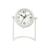 Table clock White Metal 15,5 x 20 x 11 cm (4 Units)