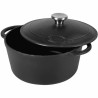 Saucepan Sitram Black Cast Iron 4 L Ø 24 x 12 cm