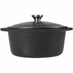 Saucepan Sitram Black Cast Iron 4 L Ø 24 x 12 cm