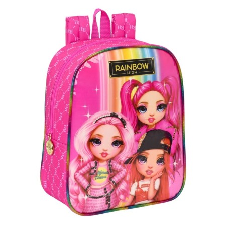 School Bag Rainbow High Fuchsia (22 x 27 x 10 cm)