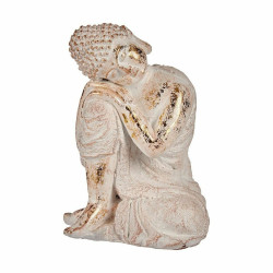 Decorative Garden Figure Buddha Polyresin 23 x 33 x 26 cm (2 Units)